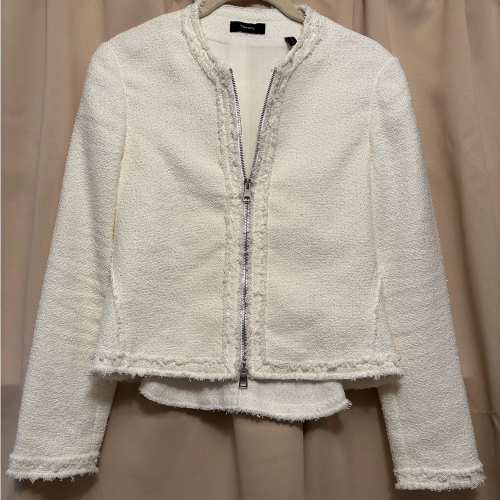 Theory ivory jacket